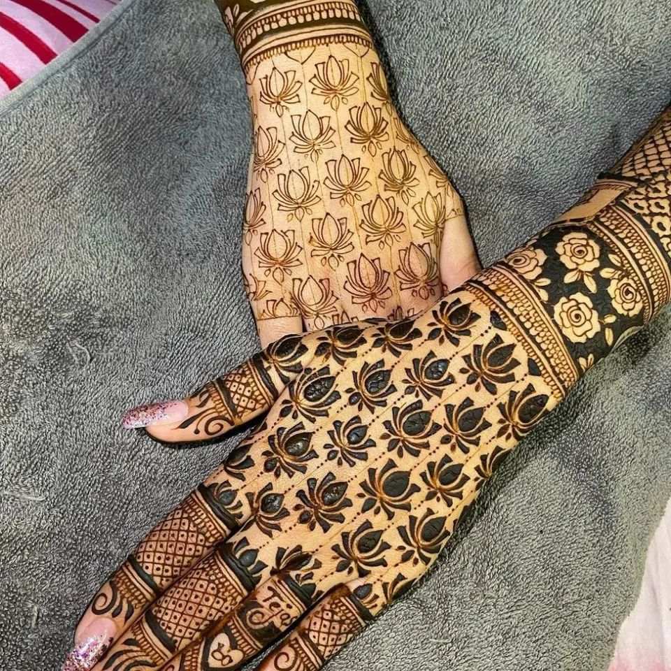 Full Hand Mehndi Design, Stylish Full Hand Mehndi Design 111