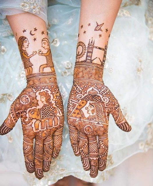 Full Hand Mehndi Design, Stylish Full Hand Mehndi Design 52