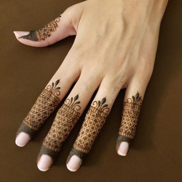 Mehndi Design, Finger Mehndi Design, Stylish Finger Mehndi Design