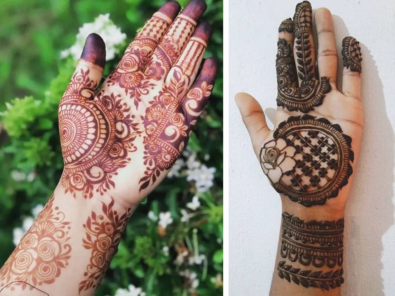 Back Hand Mehndi Design, Stylish Back Hand Mehndi Designs 148