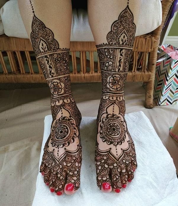 Foot Mehndi Design, Feet Mehndi Design 127