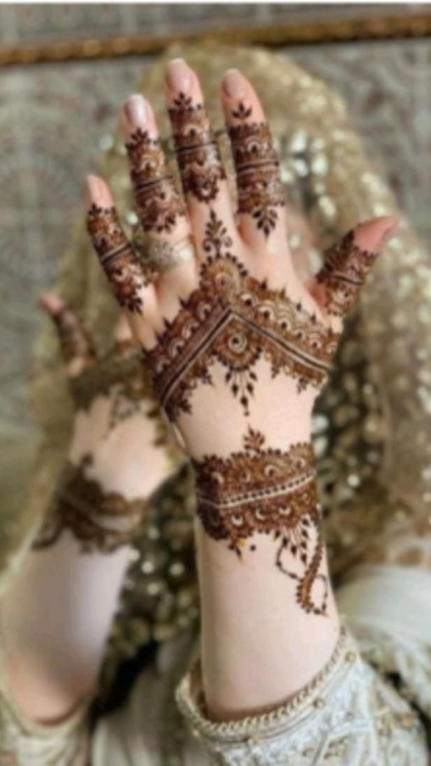 Finger Mehndi Design, Stylish Finger Mehndi Design 99