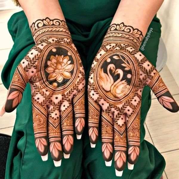 Front Hand Simple Mehndi Design, Front Hand Mehndi Design 47