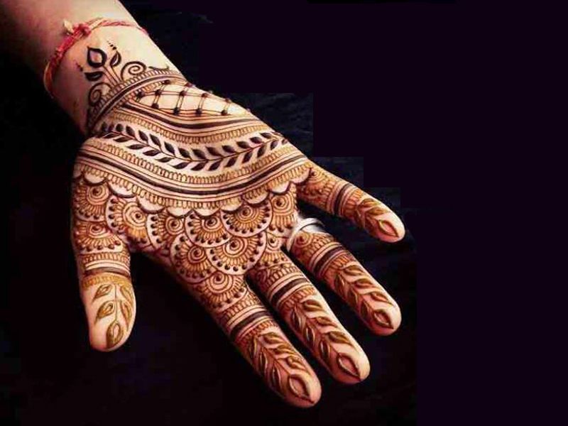 Back Hand Mehndi Design, Stylish Back Hand Mehndi Designs 108