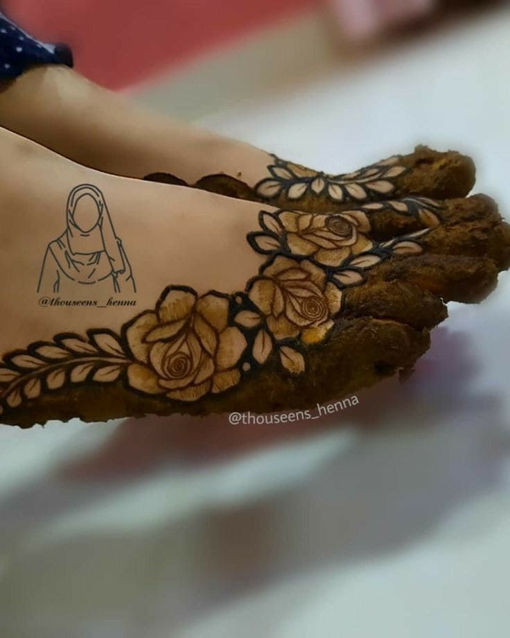Foot Mehndi Design, Feet Mehndi Design 125