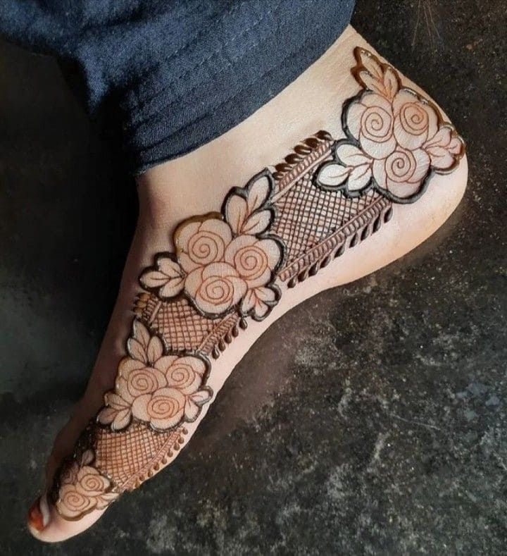 Foot Mehndi Design, Feet Mehndi Design 91