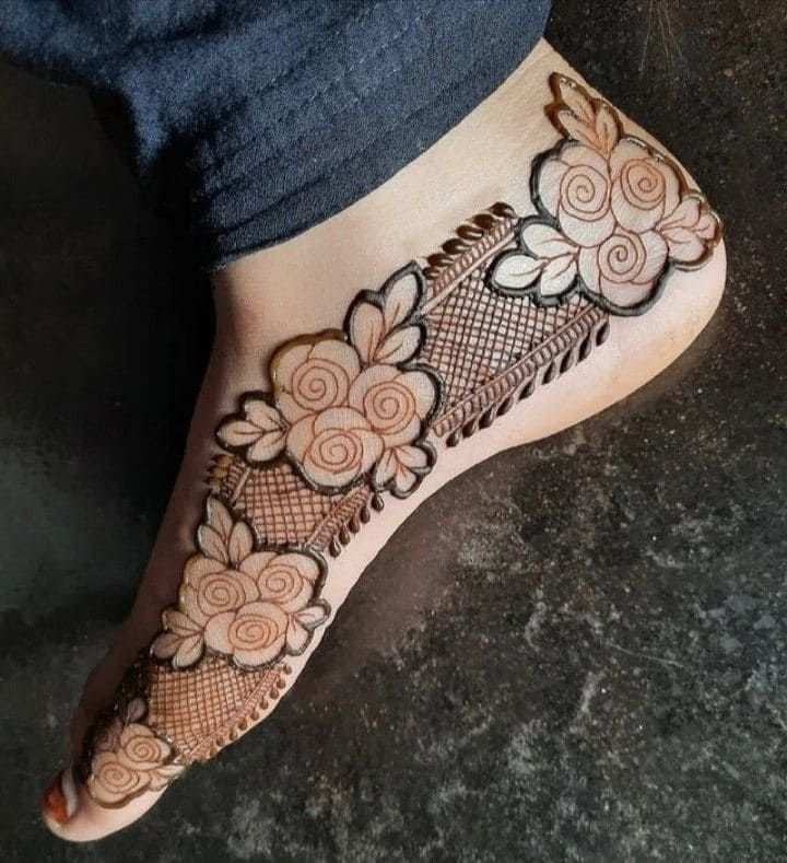 Foot Mehndi Design, Feet Mehndi Design 91