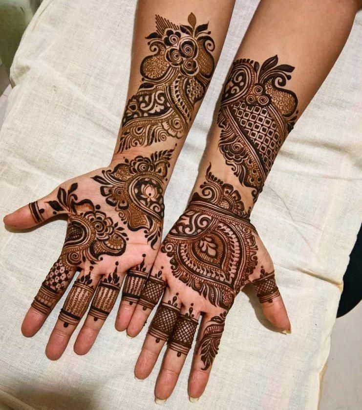 Full Hand Mehndi Design, Stylish Full Hand Mehndi Design 83
