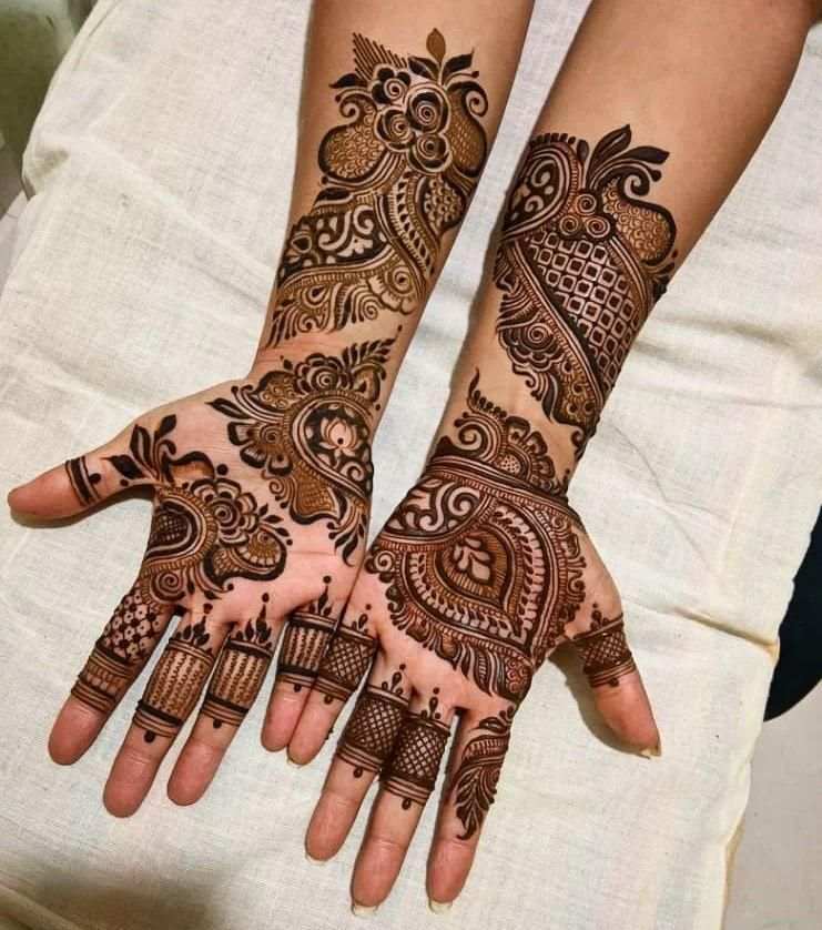 Full Hand Mehndi Design, Stylish Full Hand Mehndi Design 83