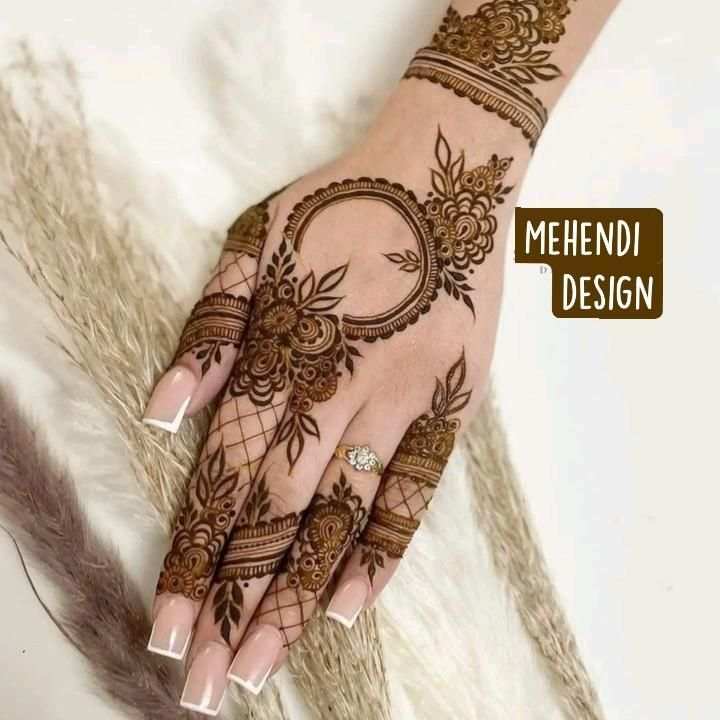 Finger Mehndi Design, Stylish Finger Mehndi Design 33