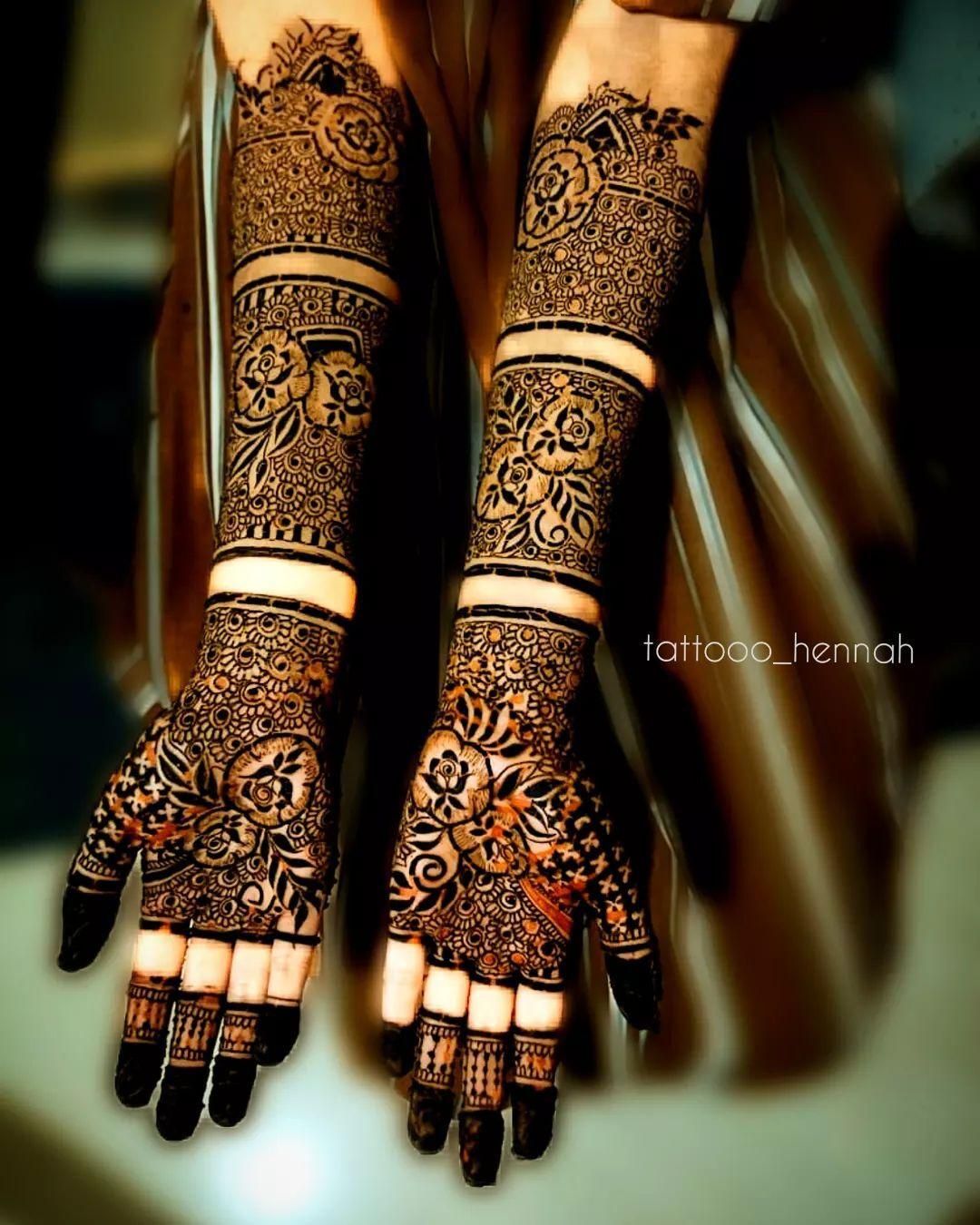Full Hand Mehndi Design, Stylish Full Hand Mehndi Design 70