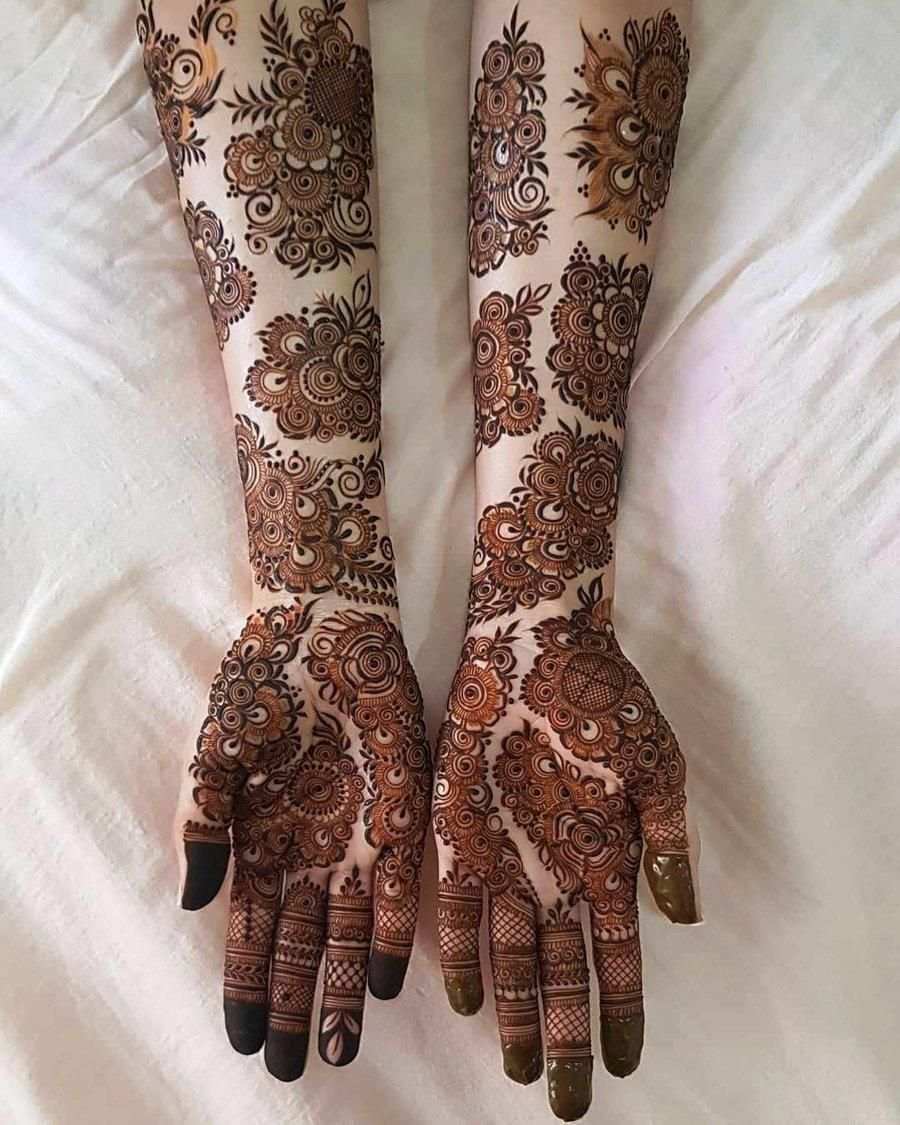 Full Hand Mehndi Design, Stylish Full Hand Mehndi Design 85