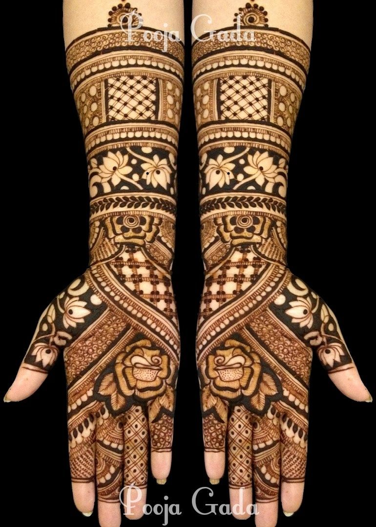 Full Hand Mehndi Design, Stylish Full Hand Mehndi Design 8