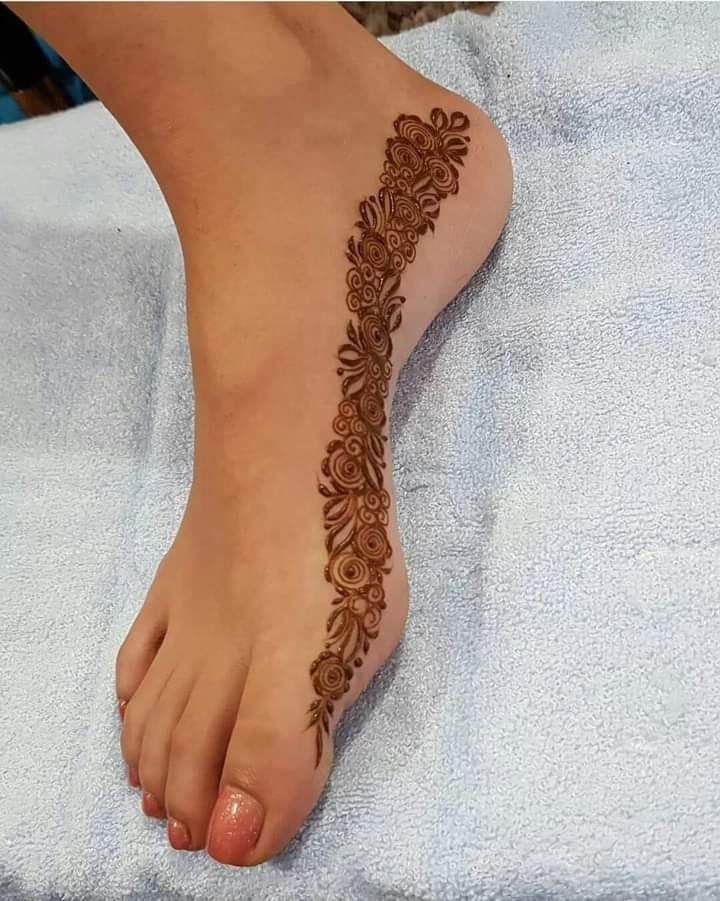 Foot Mehndi Design, Feet Mehndi Design 95