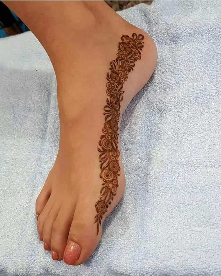 Foot Mehndi Design, Feet Mehndi Design 95