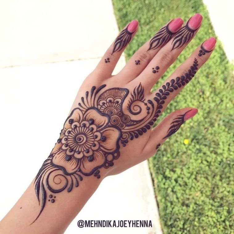 Finger Mehndi Design, Stylish Finger Mehndi Design 20