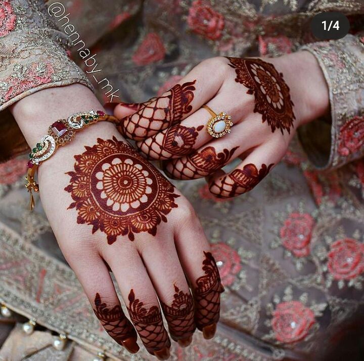 Back Hand Mehndi Design, Stylish Back Hand Mehndi Designs 52