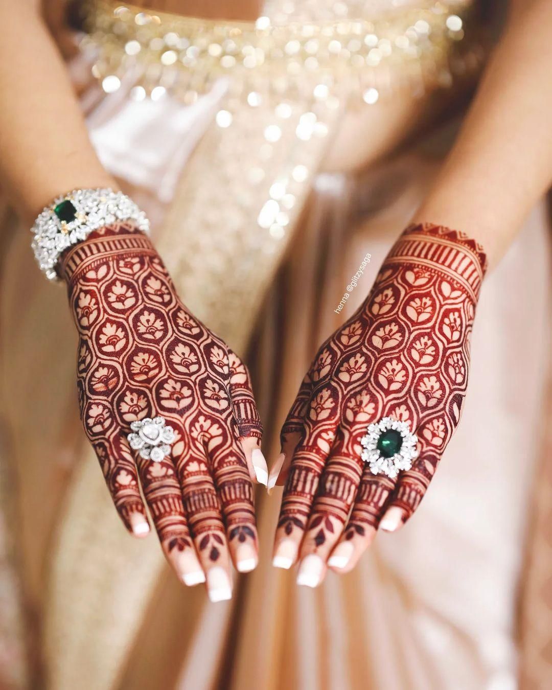 Full Hand Mehndi Design, Stylish Full Hand Mehndi Design 108