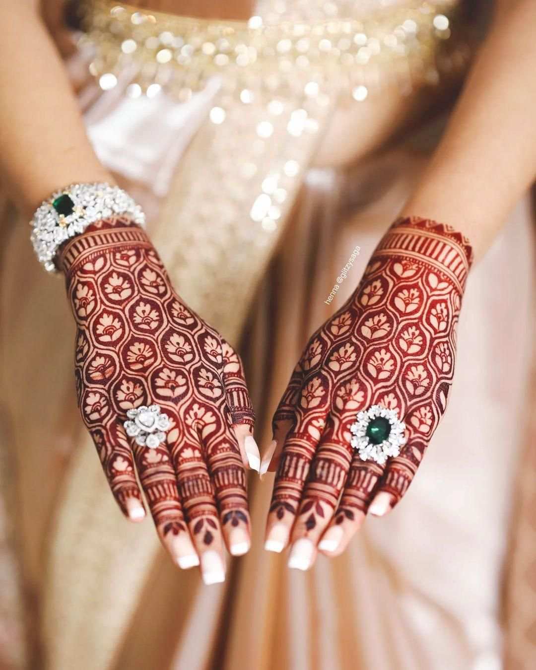 Full Hand Mehndi Design, Stylish Full Hand Mehndi Design 108