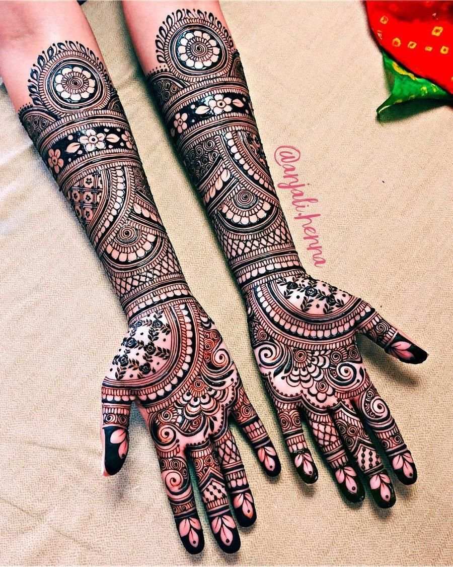 Full Hand Mehndi Design, Stylish Full Hand Mehndi Design 73