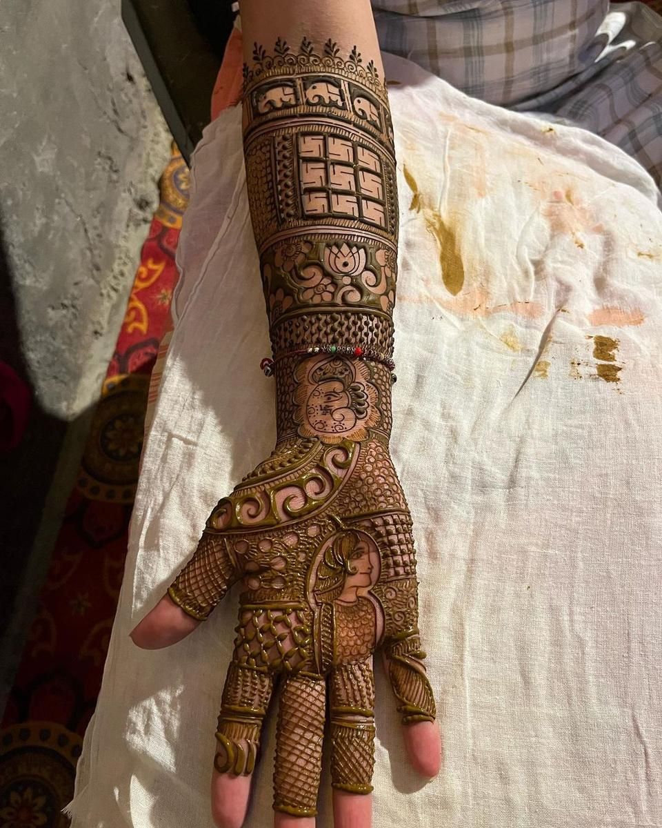 Full Hand Mehndi Design, Stylish Full Hand Mehndi Design 101