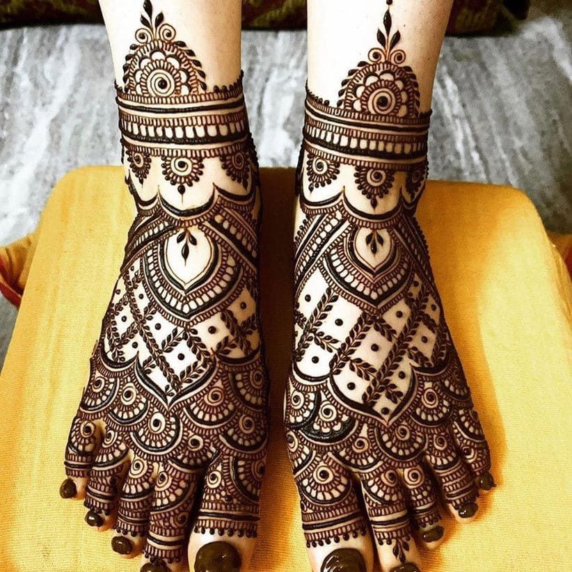 Foot Mehndi Design, Feet Mehndi Design 47