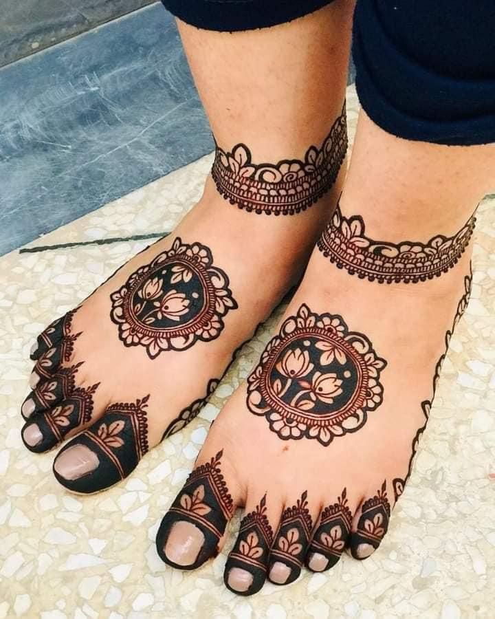 Foot Mehndi Design, Feet Mehndi Design 22