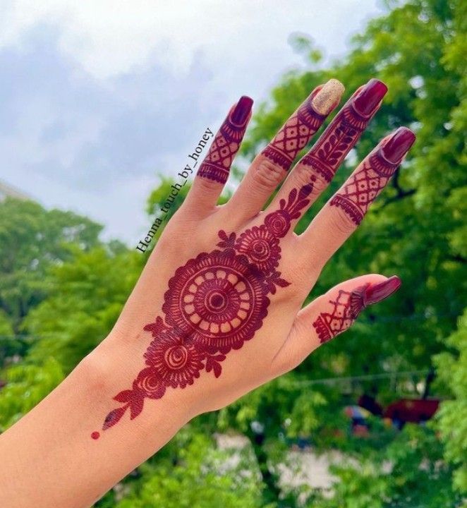 Mehndi Design, Finger Mehndi Design, Stylish Finger Mehndi Design