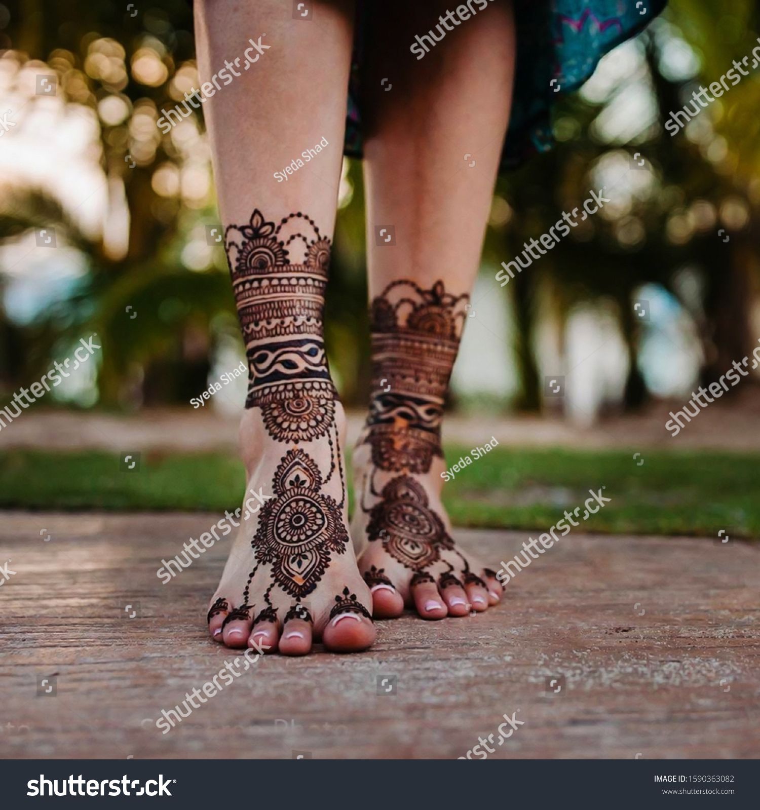 Leg Mehndi Design, Stylish Leg Mehndi Design 93