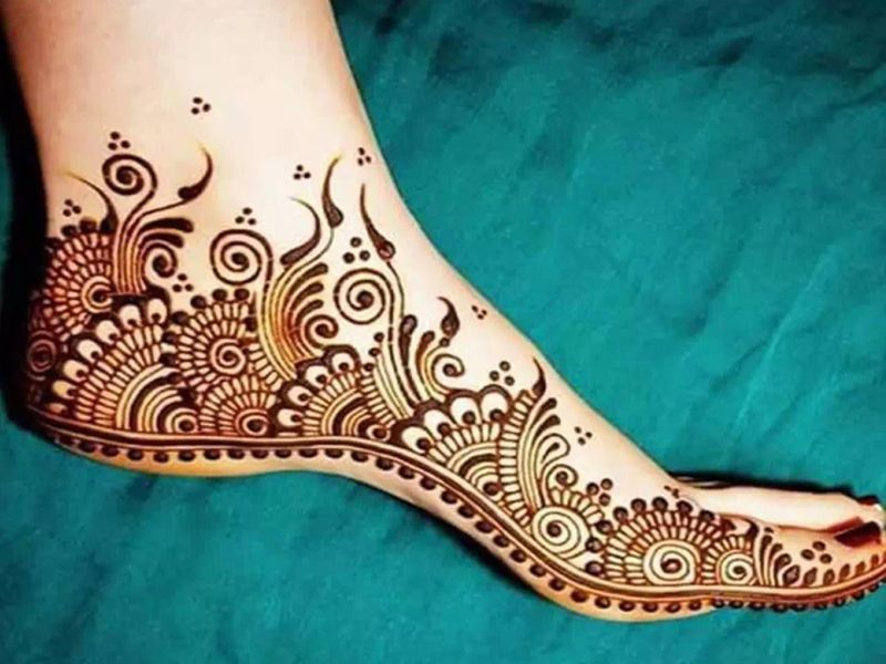 Foot Mehndi Design, Feet Mehndi Design 5
