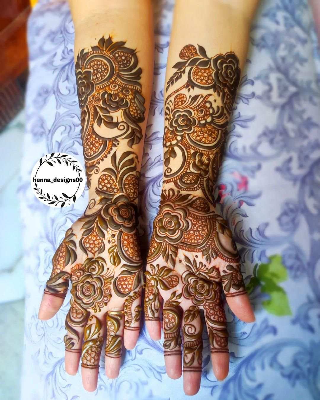Full Hand Mehndi Design, Stylish Full Hand Mehndi Design 104