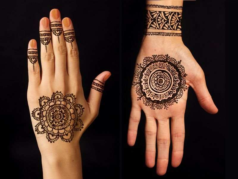 Back Hand Mehndi Design, Stylish Back Hand Mehndi Designs 141