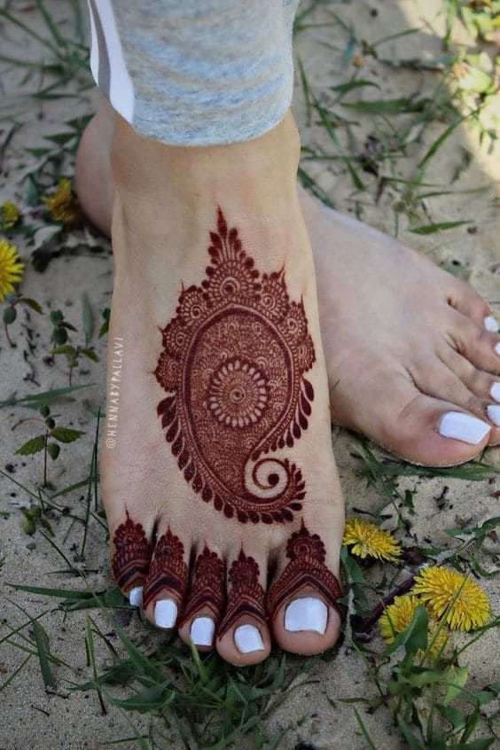 Foot Mehndi Design, Feet Mehndi Design 102