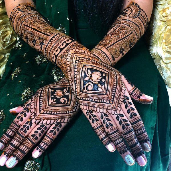 Full Hand Mehndi Design, Stylish Full Hand Mehndi Design 47