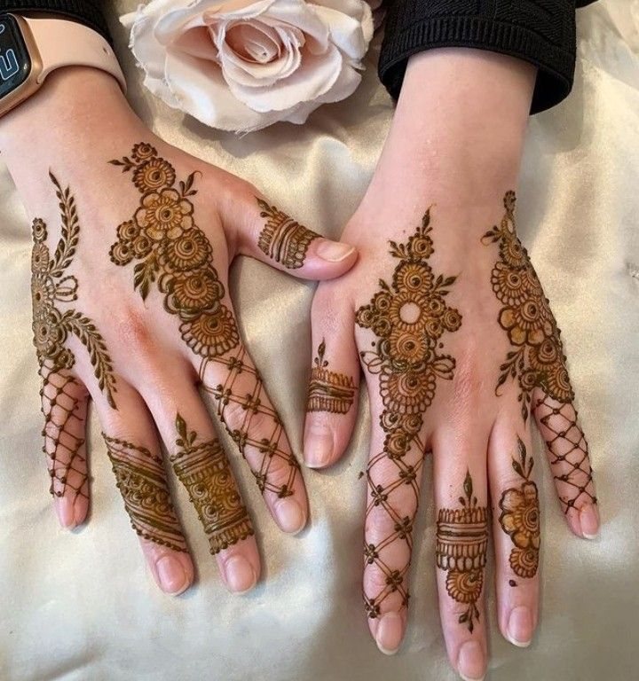 Mehndi Design, Finger Mehndi Design, Stylish Finger Mehndi Design