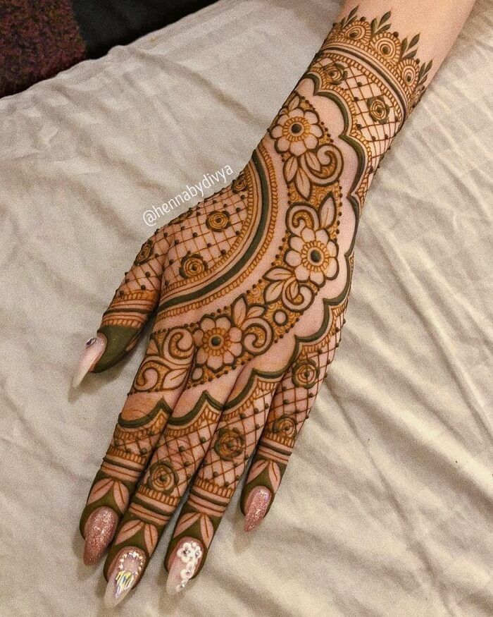 Bridal Mehndi Design, Bridal Simple Mehndi Design 1