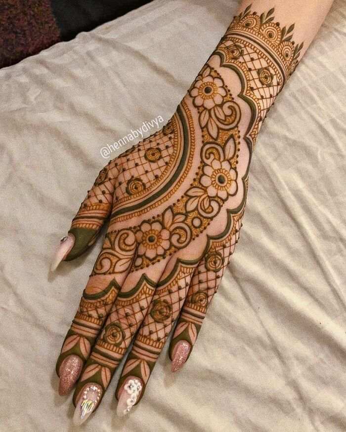 Bridal Mehndi Design, Bridal Simple Mehndi Design 1