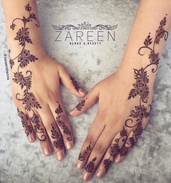 Finger Mehndi Design, Stylish Finger Mehndi Design 161