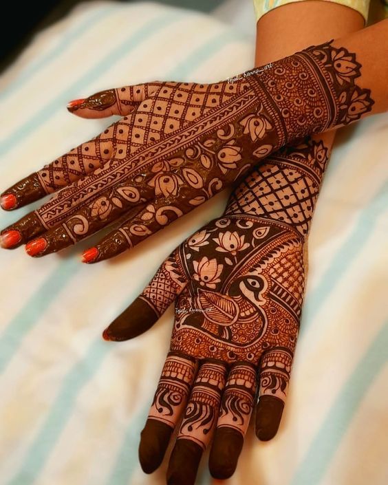 Full Hand Mehndi Design, Stylish Full Hand Mehndi Design 57