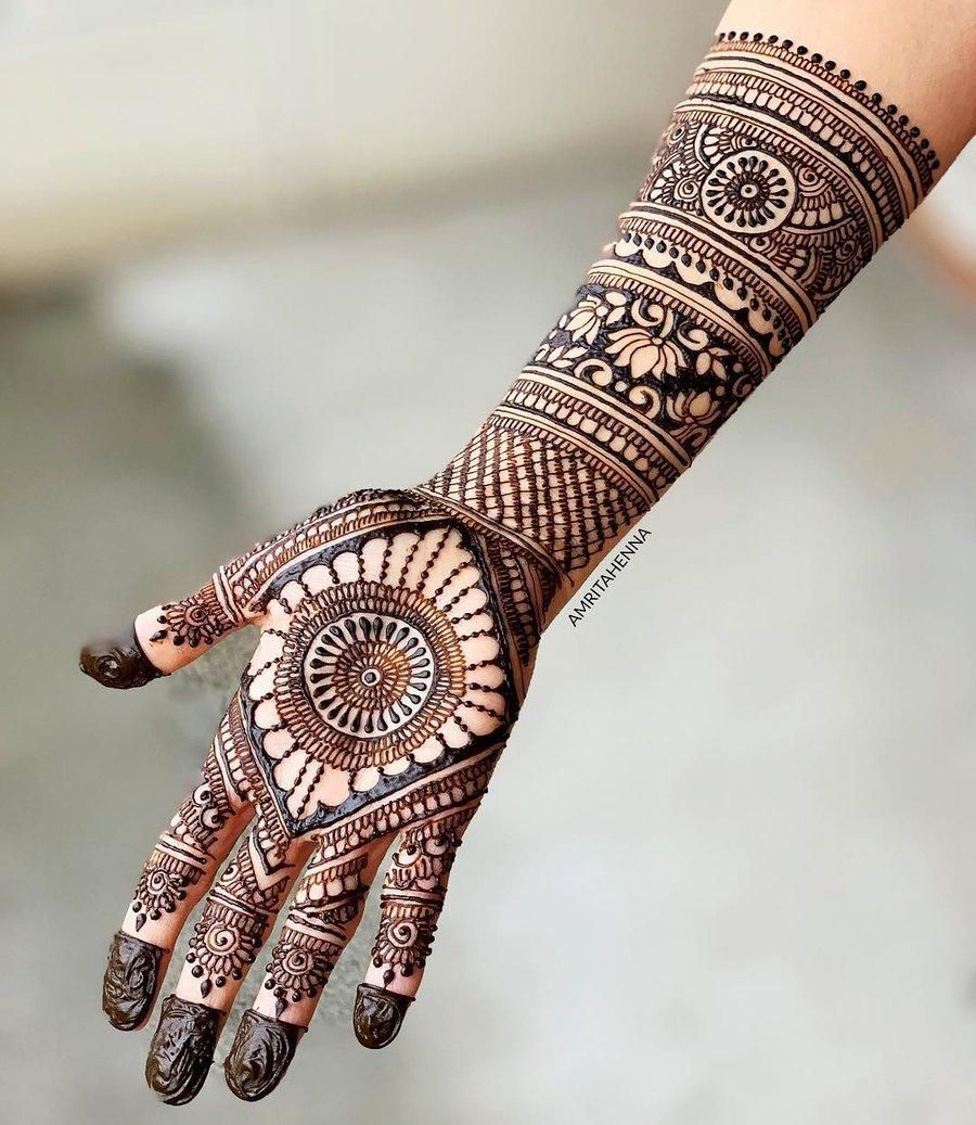 Full Hand Mehndi Design, Stylish Full Hand Mehndi Design 63