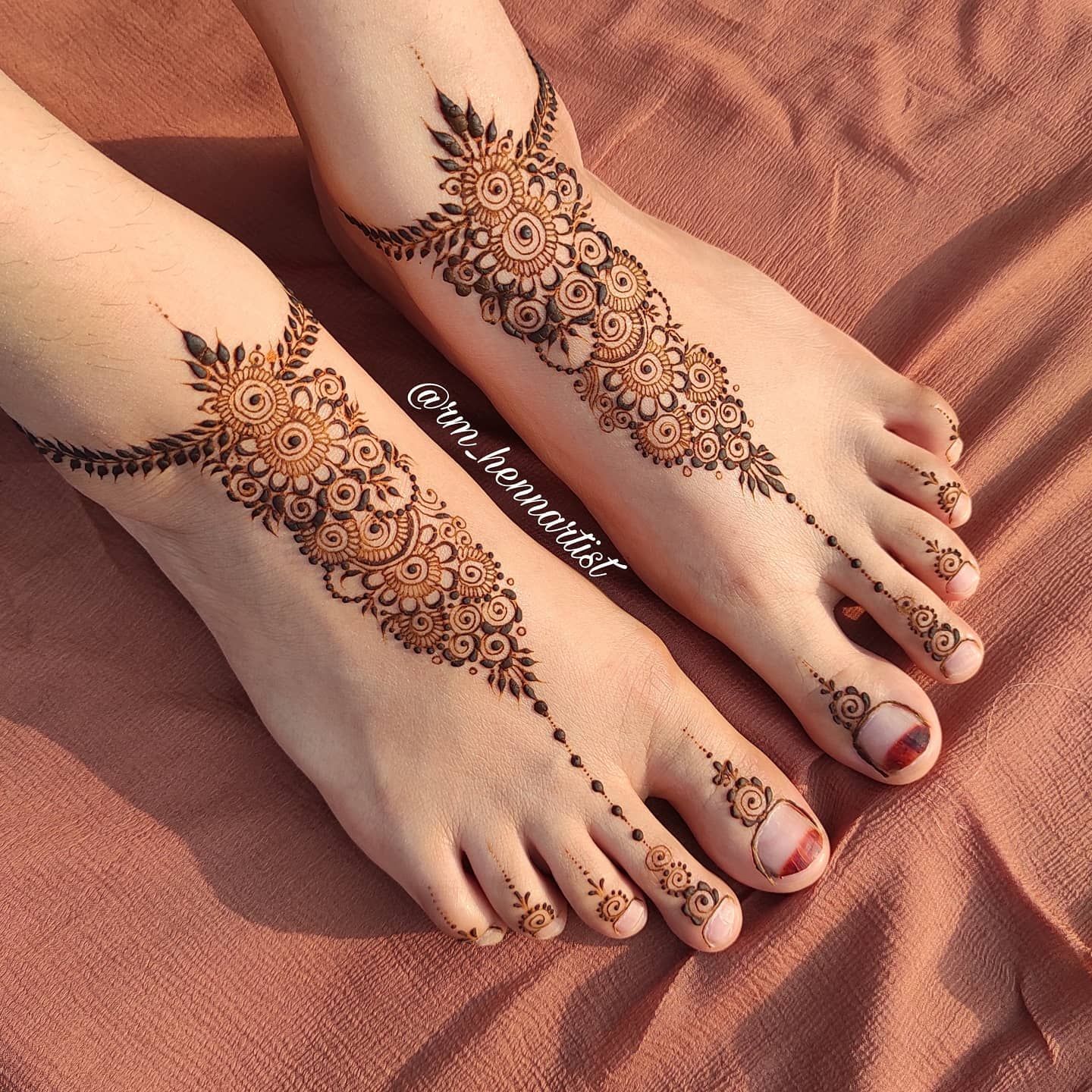 Foot Mehndi Design, Feet Mehndi Design 21