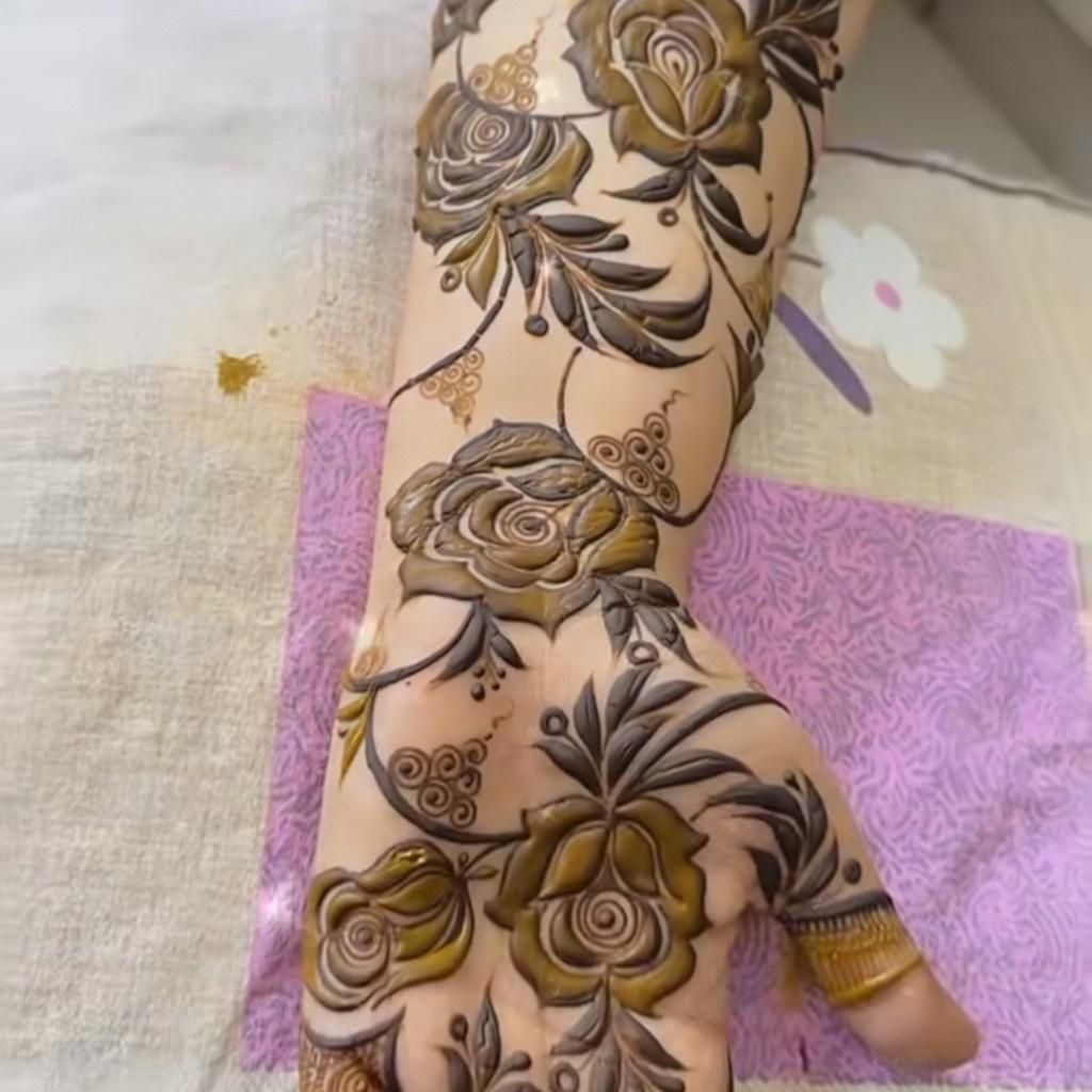 Bridal Mehndi Design, Bridal Simple Mehndi Design 131