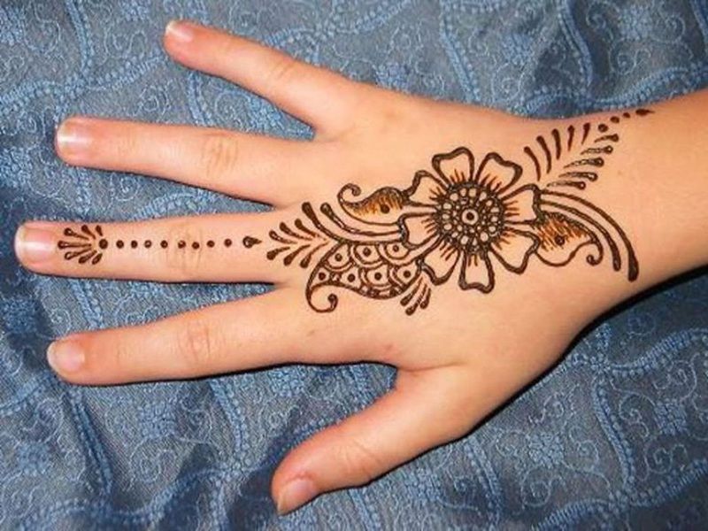 Back Hand Mehndi Design, Stylish Back Hand Mehndi Designs 151