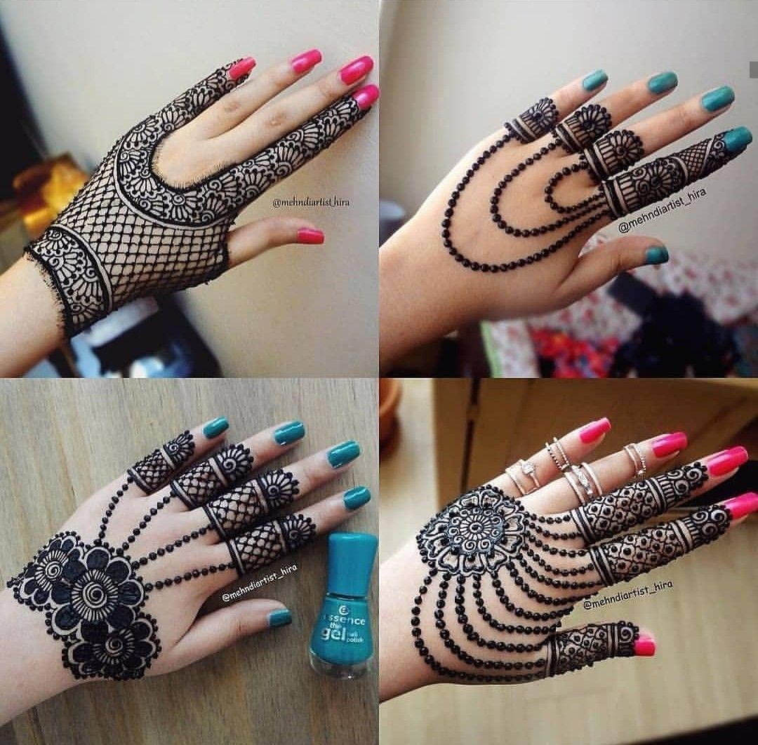 Back Hand Mehndi Design, Stylish Back Hand Mehndi Designs 3