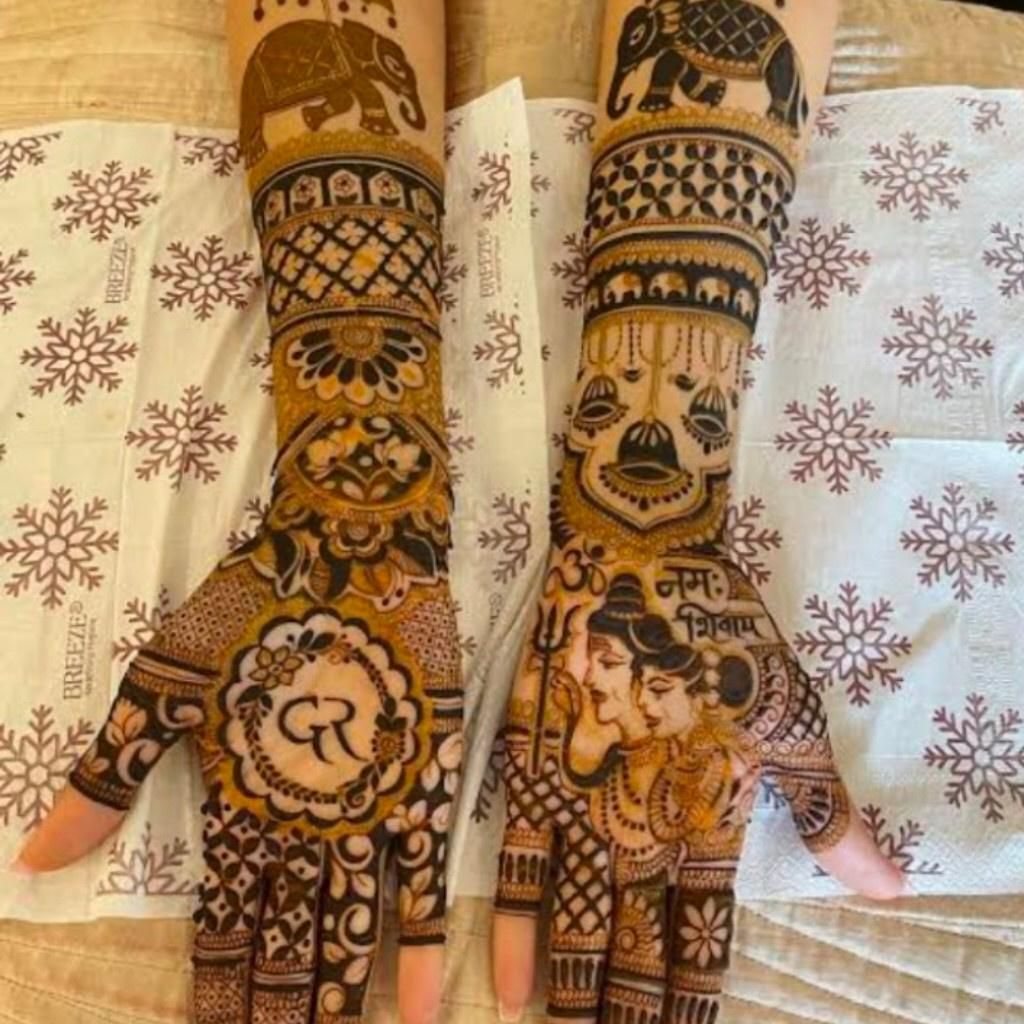 Bridal Mehndi Design, Bridal Simple Mehndi Design 132