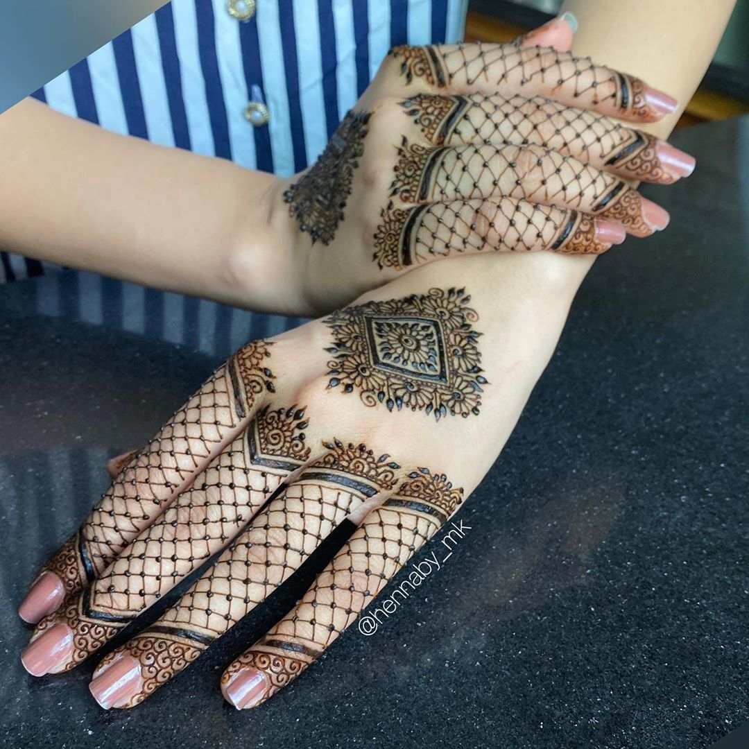 Finger Mehndi Design, Stylish Finger Mehndi Design 23