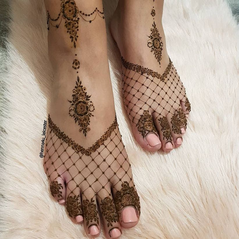 Foot Mehndi Design, Feet Mehndi Design 68