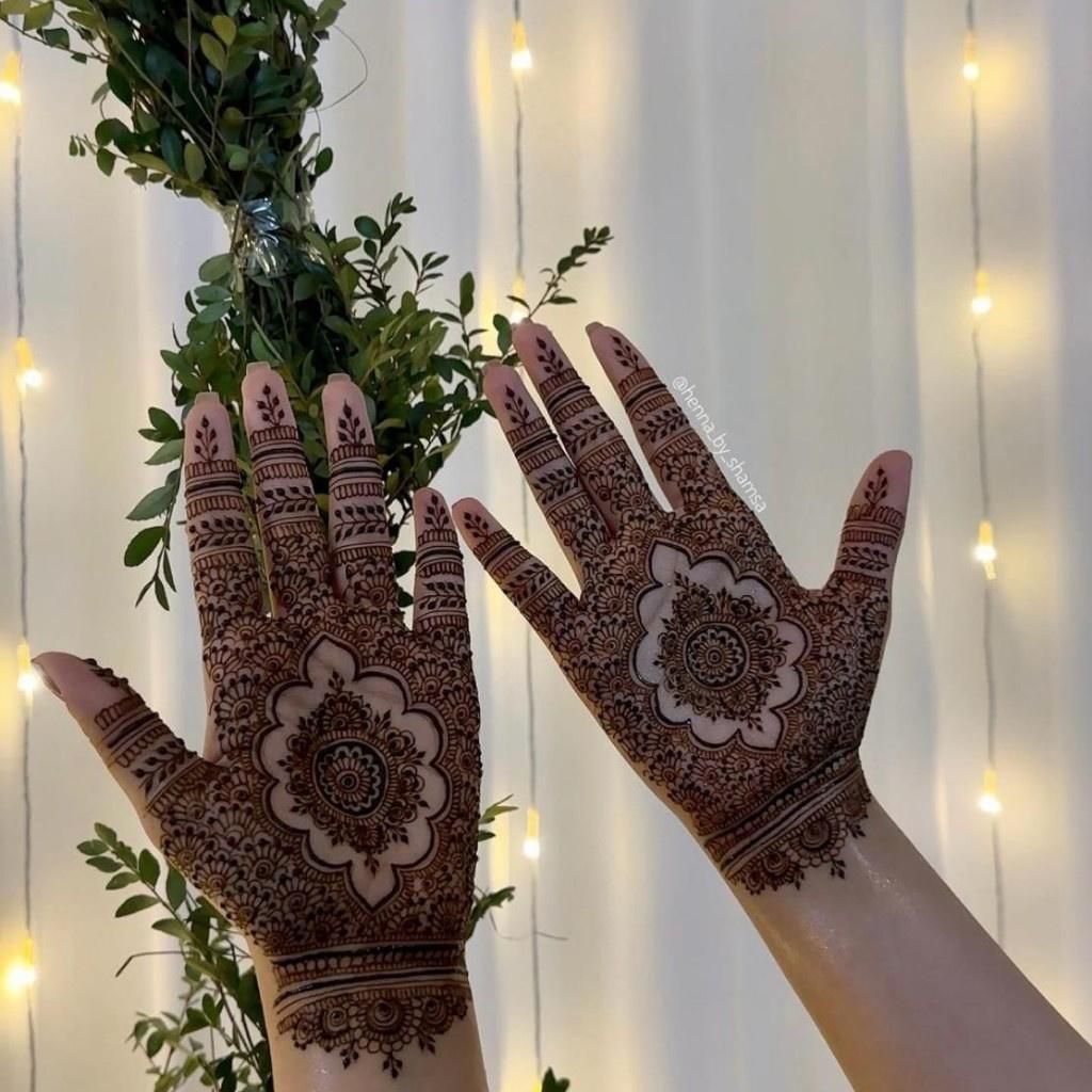 Bridal Mehndi Design, Bridal Simple Mehndi Design 129