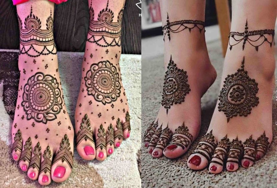 Foot Mehndi Design, Feet Mehndi Design 10