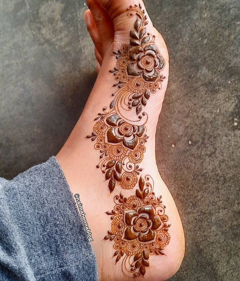 Foot Mehndi Design, Feet Mehndi Design 49